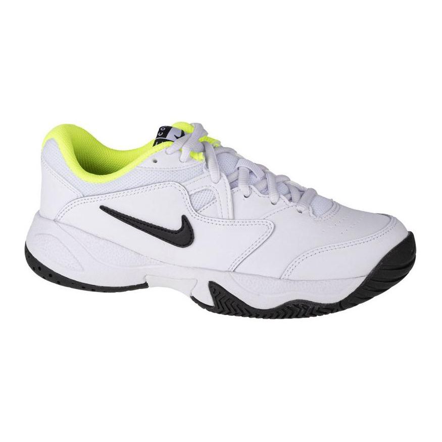 Nike Court Lite 2 GS  White Hot Lime Kids Sneakers Grey-Fog Laser-Fuchsia CD0440-107