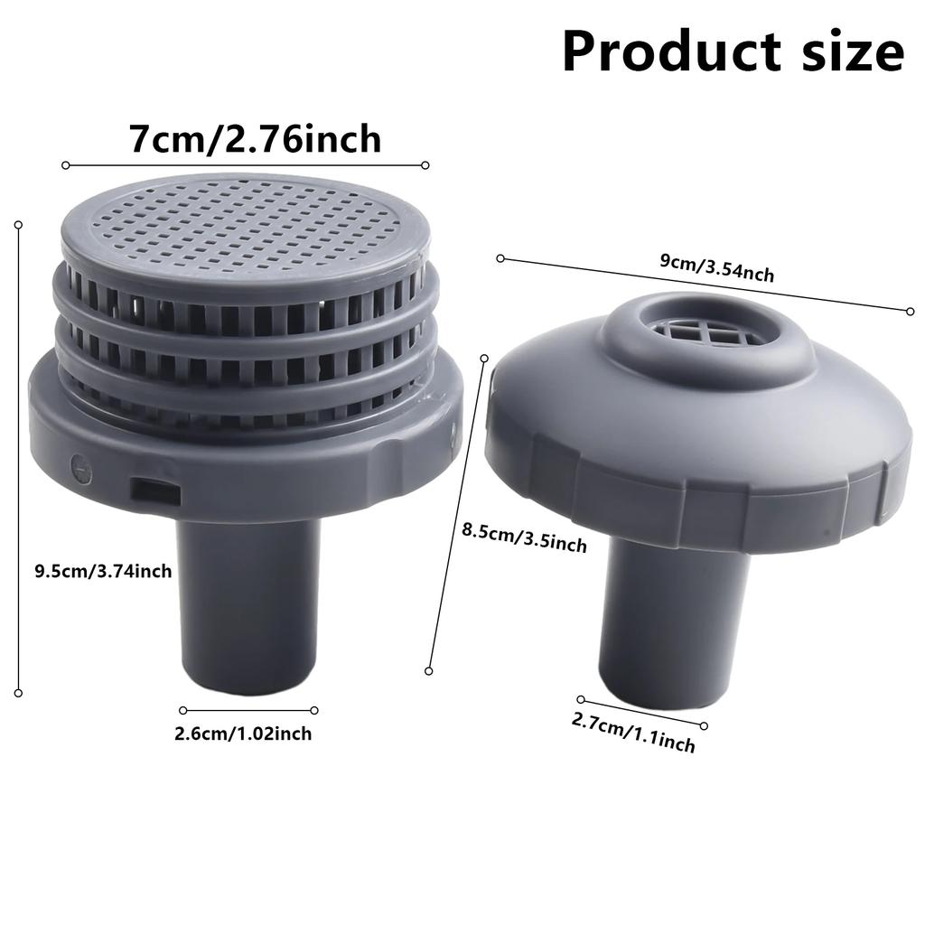 2/4/6pcs Pool Inlet Strainer Connector For INTEX Connection 32mm Swimming Pool Screen Mesh Inlet Nozzle Hose Connection Parts