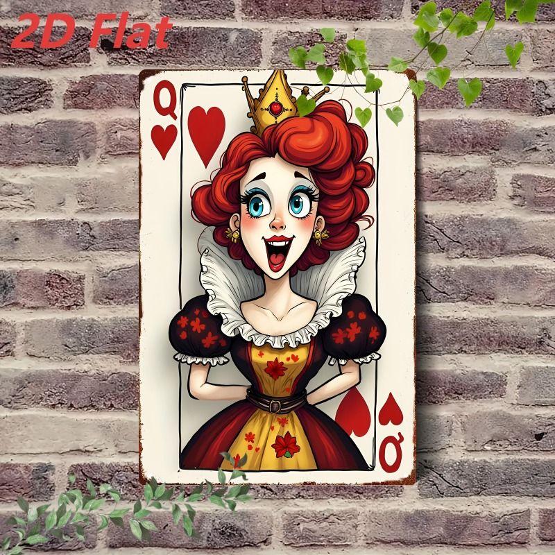 Playing Cards Poster Metal Sign 20x30cm Wall Art