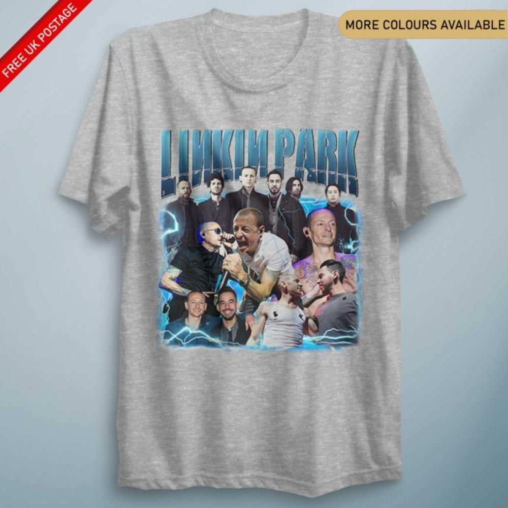Vintage Lin Kin Par k Tshirt Unisex Top Kids Rock Tee Gift Tee Chester Memorial