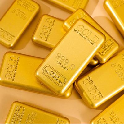 Sand Gold Imitation Bar: Handmade Home Décor Prop & Souvenir