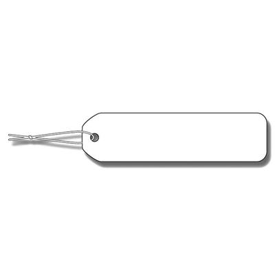 Shimojima Heiko Plain White Paper Tags with Cotton 500 007103005 Thread, No. 30, Pieces,