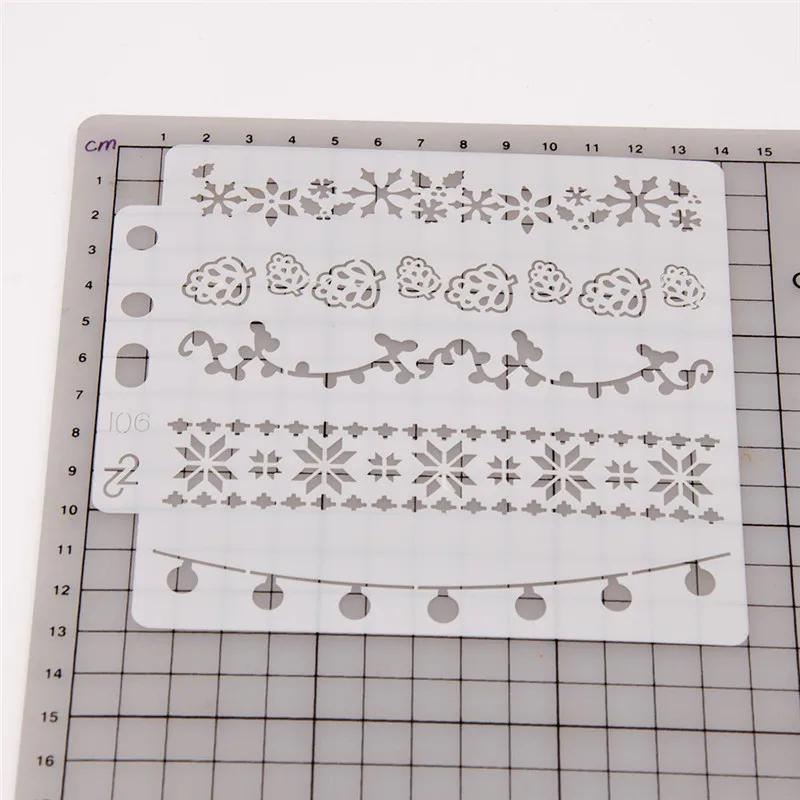 Květinová dutá šablona na dort Kávová stříkací šablona Růžové cukrové síto Pečicí forma pro svatební dort Šablona okrajových dekorací