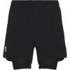 Zwei-in-Eins Logo Muster Gedruckte Sporthosen Herren Shorts 1MG30270553