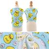 Spring Summer Breathable Cartoon Duck Pattern Cat Dog Mesh Vest Pet Clothes