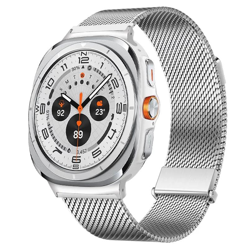 Magnetic Milanese Band For Samsung Galaxy Watch Ultra 47mm Strap Stainless Steel Bracelet For SAMSUNG Galaxy Watch7 Ultra Correa