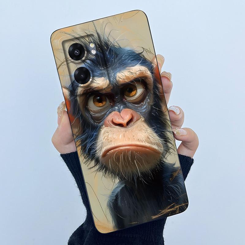 Hülle Für Realme Narzo 50 5G V23 5G Q5i Niedlicher Panda Süße Katzen Silikon Weiche Rückseite RMX3572 RMX3571 Stoßfänger Schutzhülle