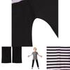 Wednesday Addams Pugsley Addams Jumpsuit Kids Xmas Halloween Theme Party Cosplay