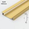0.5m/1m H40/50/65mm LED Baseboard Bar Light Aluminium Profile Channel Metal Wall LED Skirting for Corridor Strip Linear Lamp