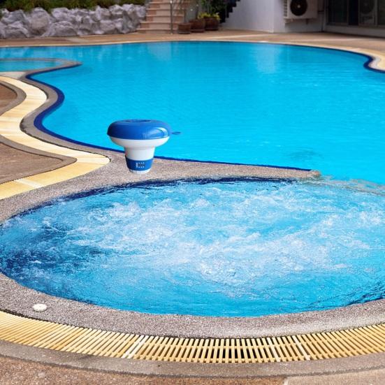 Pool Dispenser Chlorine Dispenser with Clip Bromine Tablet Dispenser Pool Chlorine Floater with Flow Vents Balanced Chemical Dispenser