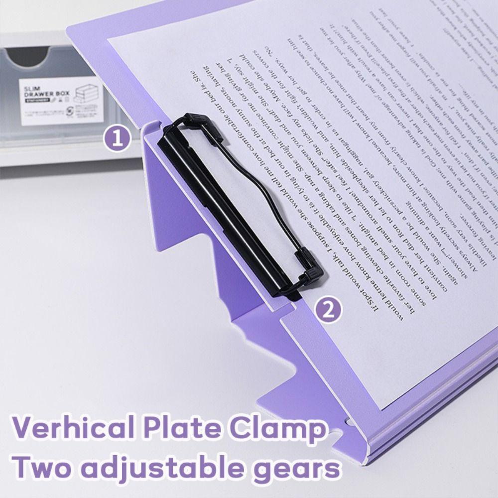 Dual-use A4 File Folder Horizontal/Verhical Writing Pad Multifunctional Clipboard  Stationery