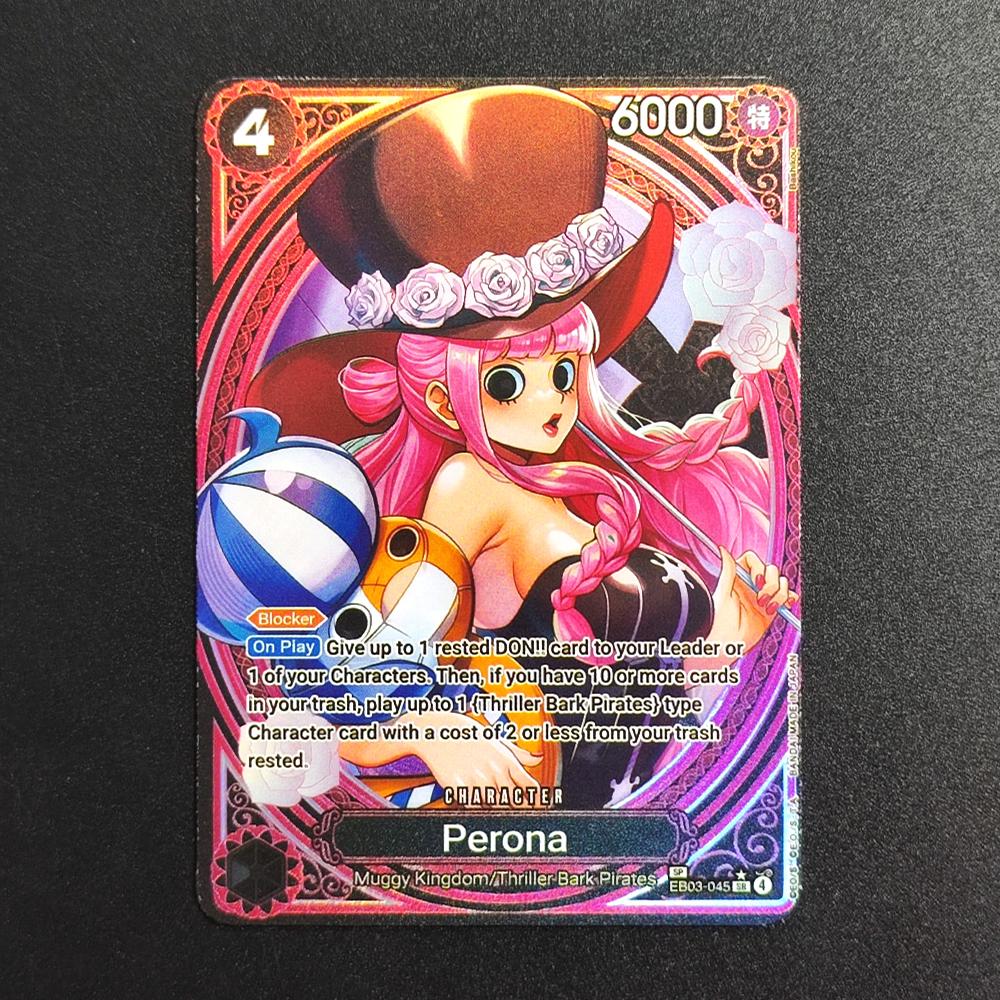 9style PROXY One Piece English Heroines Nami Robin Hancock Reiju Vivi Perona Tashigi EB03-053 Collection Otcg Anime Cards