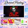 Joker DC 5D DIY Diamond Painting Custom Name Text, Full Drill Rhinestone Mosaic Art Home Gift