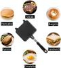 Sandwich Maker, Grilled Sandwich Toaster for Small Bread Pancake, Double Sided Non-Stick Frying Pan,