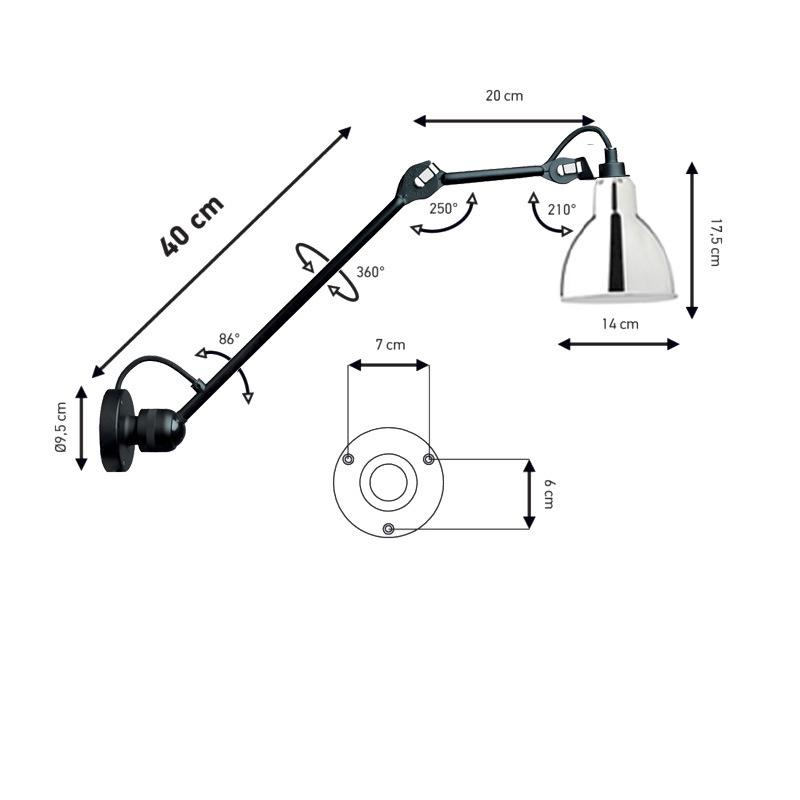 Modern Nordic Minimalist Swing Arm Wall Lamp