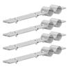 U Tube Clamp 4 Sets Aluminized Zinc Corrosion Resistant Durable Water Pipe Clamp for Chicken Farm Hennery
