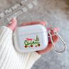 Merry Christmas Silicone Case For Apple Airpods 1 or 2 Shockproof Cover For AirPods 3 Pro Pro2 Transparent Earphone Protector