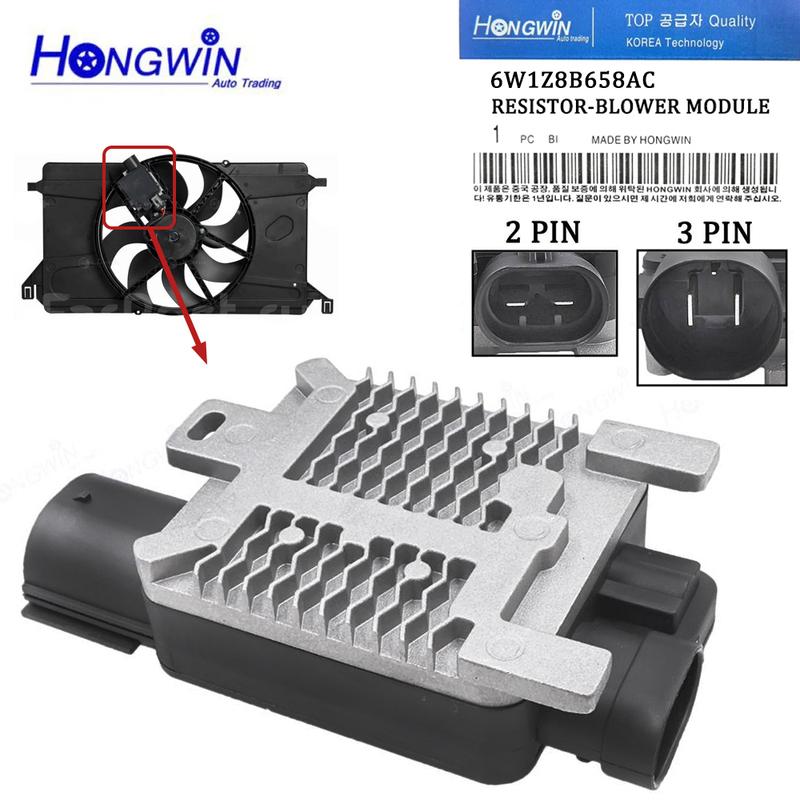 Fits Ford Focus MK3 B S C-MAX Transit Edge Mondeo Radiator Fan Control Module 4M519A810AA 6W1Z8B658AC 6W1Z-8B658-AC CT4Z8B658A