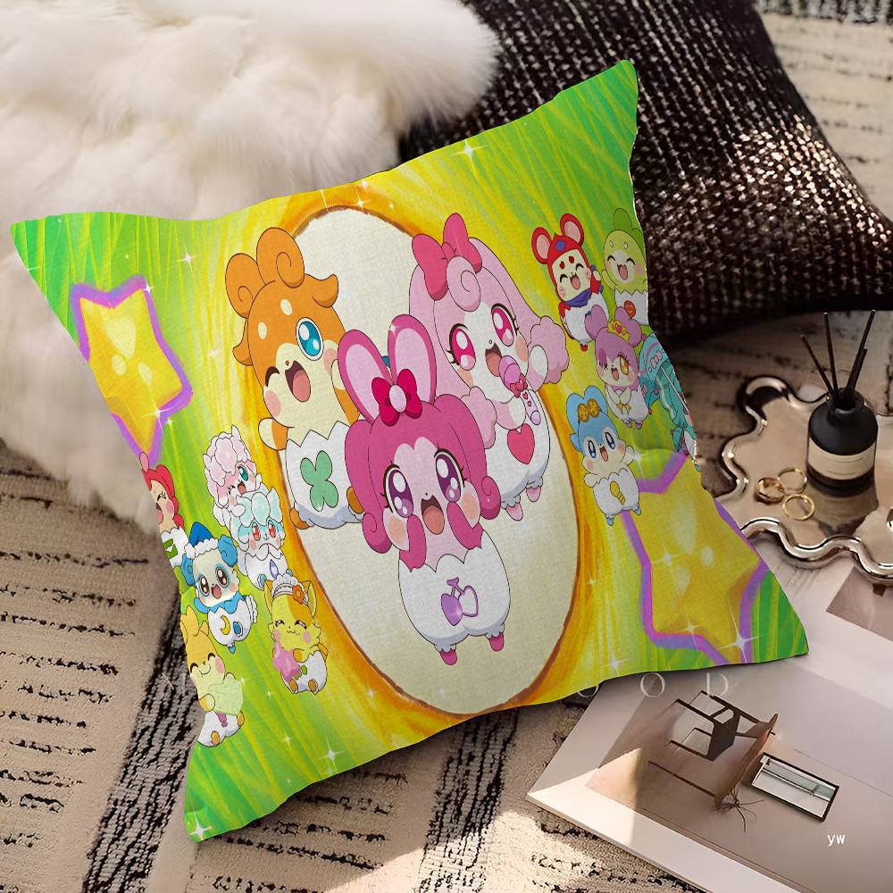 

Cocotama Anime Pillowcase toon Gift Cushion Cover Bedroom Home Sofa Chair Seat Decor pillow case 30x30 cm