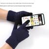 Men's Winter Alpaca Wool Touchscreen Cycling Gloves