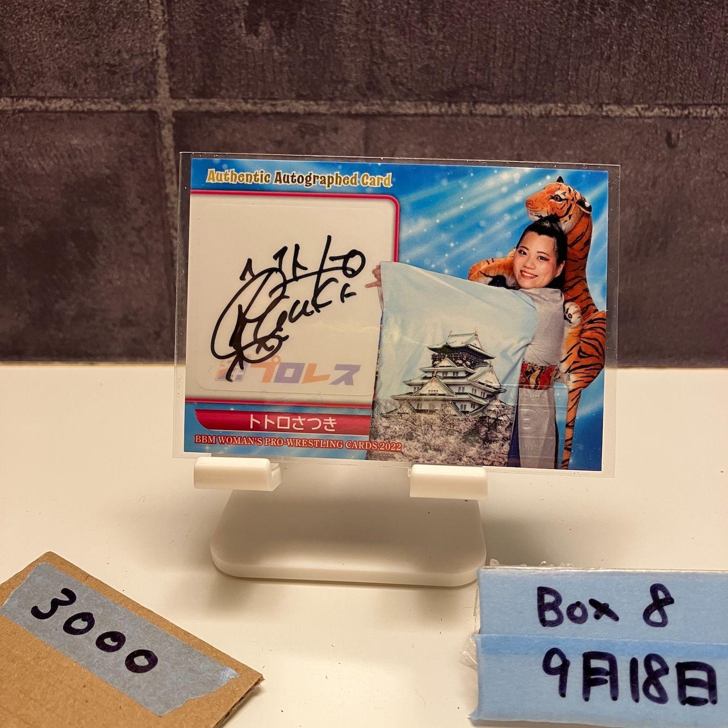 2022 BBM Woman s Pro-Wrestling Totoro Satsuki 100/105 Autograph Women s Pro-Wrestling Card