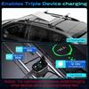 Starlink Mini Car Charger Cable, 3-in-1 Cigarette Lighter Power Adapter with Digital Display, USB C PD 36W & USB A QC 18W Ports, 12V-24V Waterproof