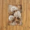 Vintage Hydrangea Metal Tin Sign Rustic Wall Decor Indoor Outdoor 8x12 Inch