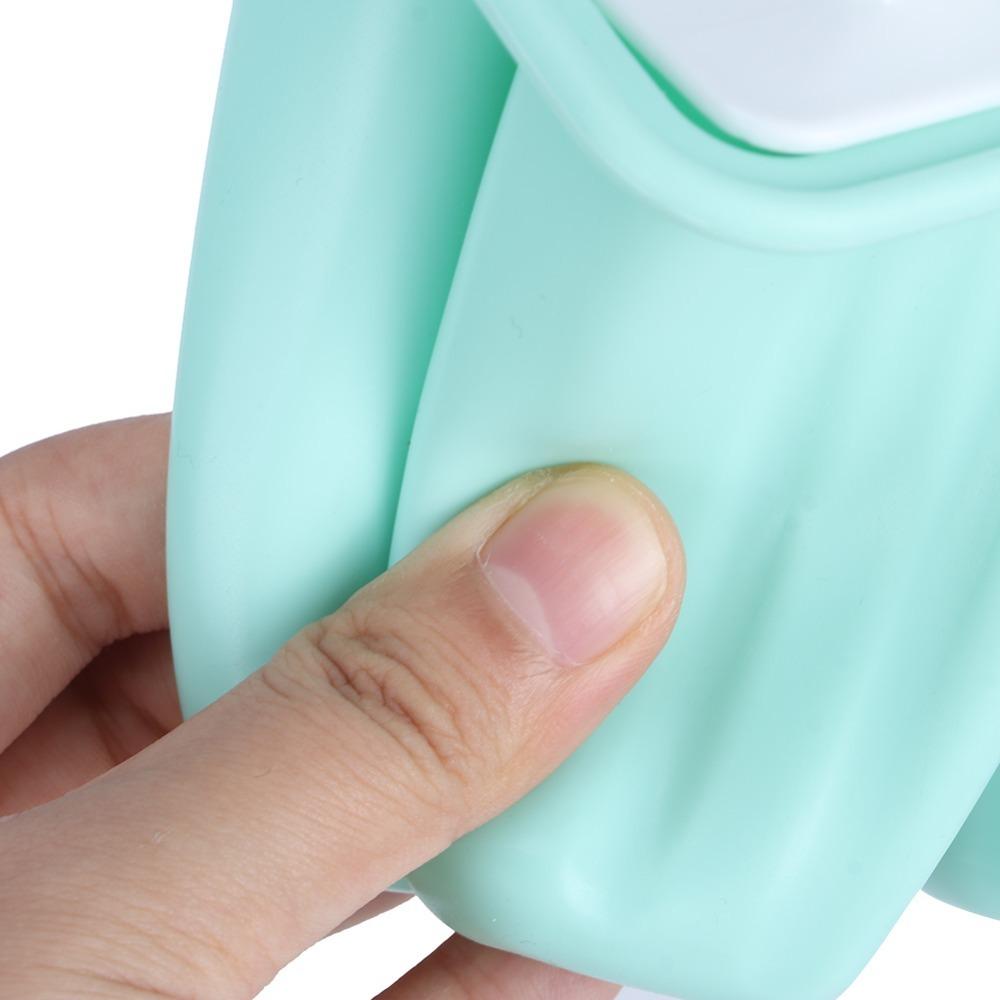 Reusable Ice Cream Mold Mint Green Silicone Mold Durable Ice Cream Mould DIY Ice Cream 4 Grids