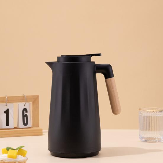 Thermal Flask with Pour Spout 1000ml Capacity Vacuum Insulated Water Bottle for Home Office Keeps Drinks Hot for 6 Hours Portable Water Dispenser