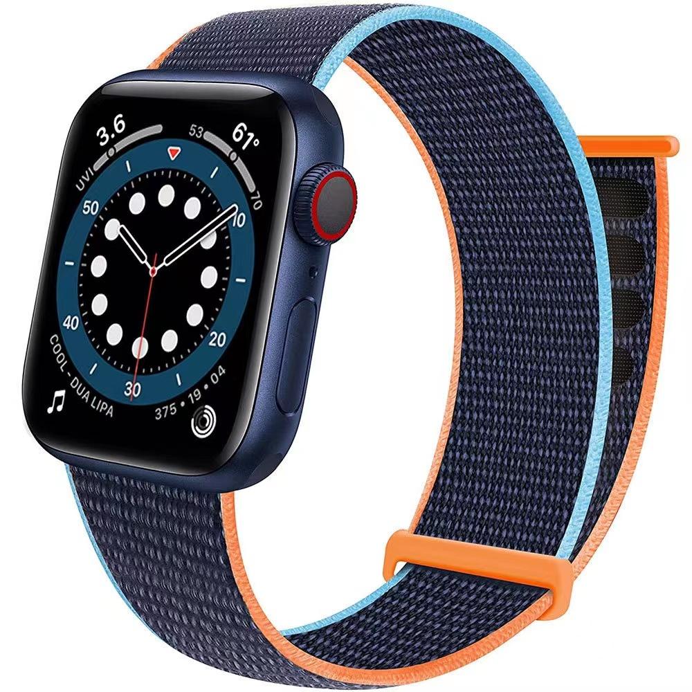 

Nylon Strap for Apple Watch Ultra 2 3 49mm 11 10 9 8 7 46mm 42mm 45mm 41mm Breathable Band iWatch Series 6 5 4 SE 44mm 40mm Belt S11-10 42mm-40 41mm