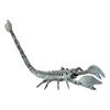 Halloween Animal Skeleton Plastic Bone Model Realistic Skeleton Crow Spider Rat Scorpion Figurine for Haunted Houses Graveyard Scenes Parties Decor