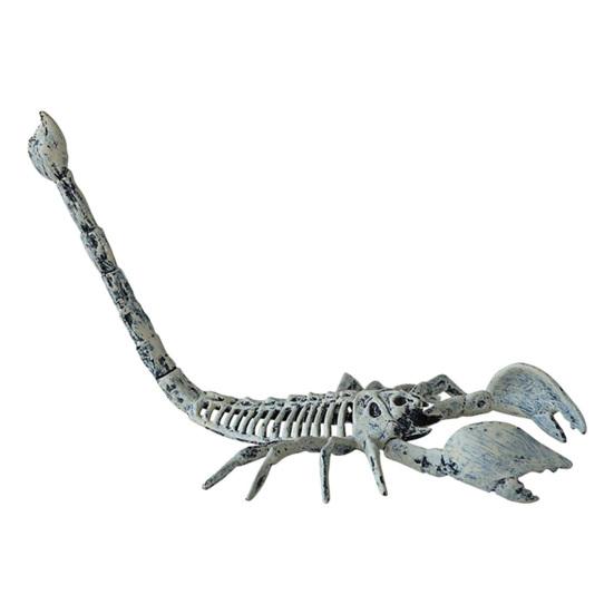 Halloween Animal Skeleton Plastic Bone Model Realistic Skeleton Crow Spider Rat Scorpion Figurine for Haunted Houses Graveyard Scenes Parties Decor