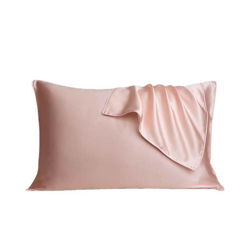 Federa in Seta di Gelso 25 Momme Versione AB, Copricuscino in Pura Seta, Colore Unito, Stile con Bordino, Disponibile Singola o in Coppia.