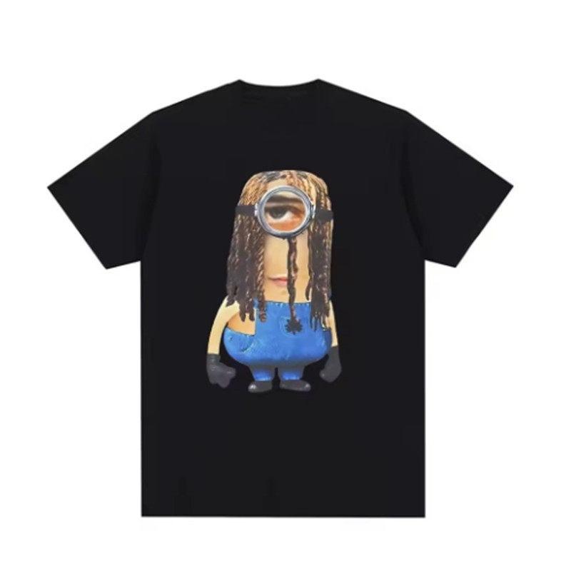 Classic Fun Character Linkage Funny Casual Tshirt Mens and Womens Luxury Brand Tops