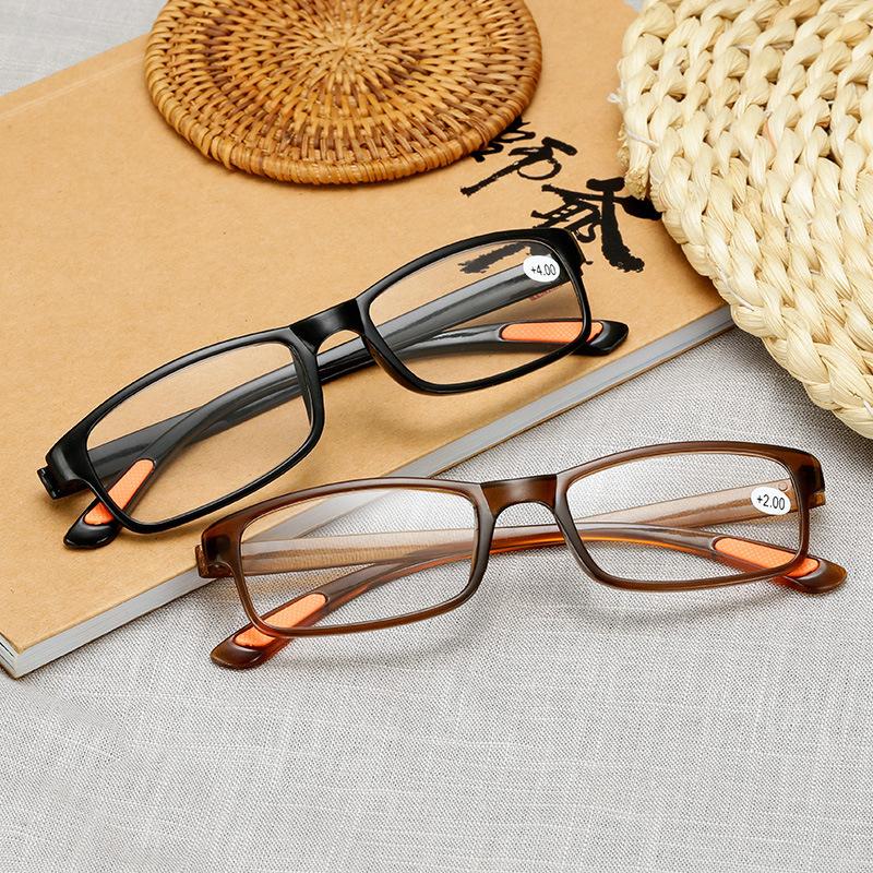 Unisex Resin TR90 Ultralight Reading Glasses Men Women Fashion Anti-skidding Eyeglasses Vision Care Presbyopic Eyewear +1.0~+4.0