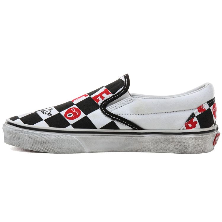 

Кроссовки унисекс Vans Vivienne Westwood x Slip-On Anglomania Белый Черный VN0A4BV3V9I