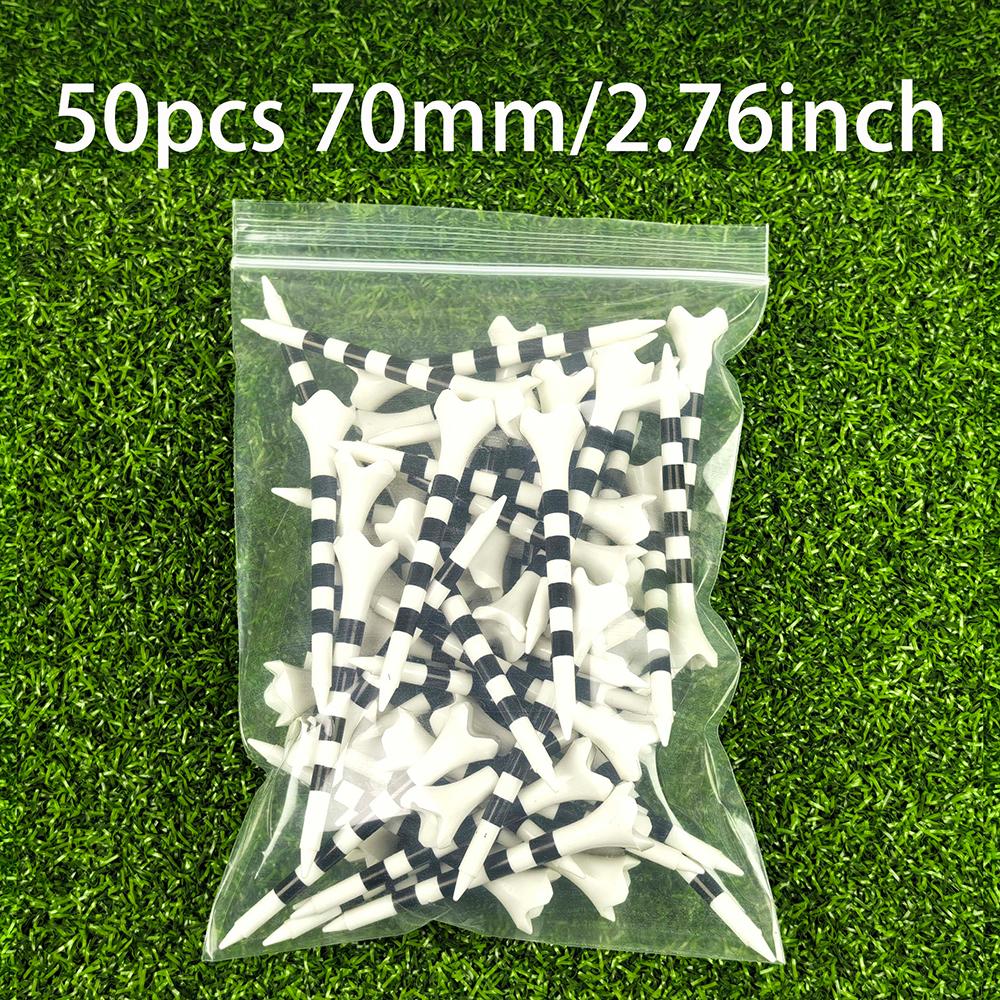 

50pcs Golf Tees ABS Plastic Professional Golf Accessories