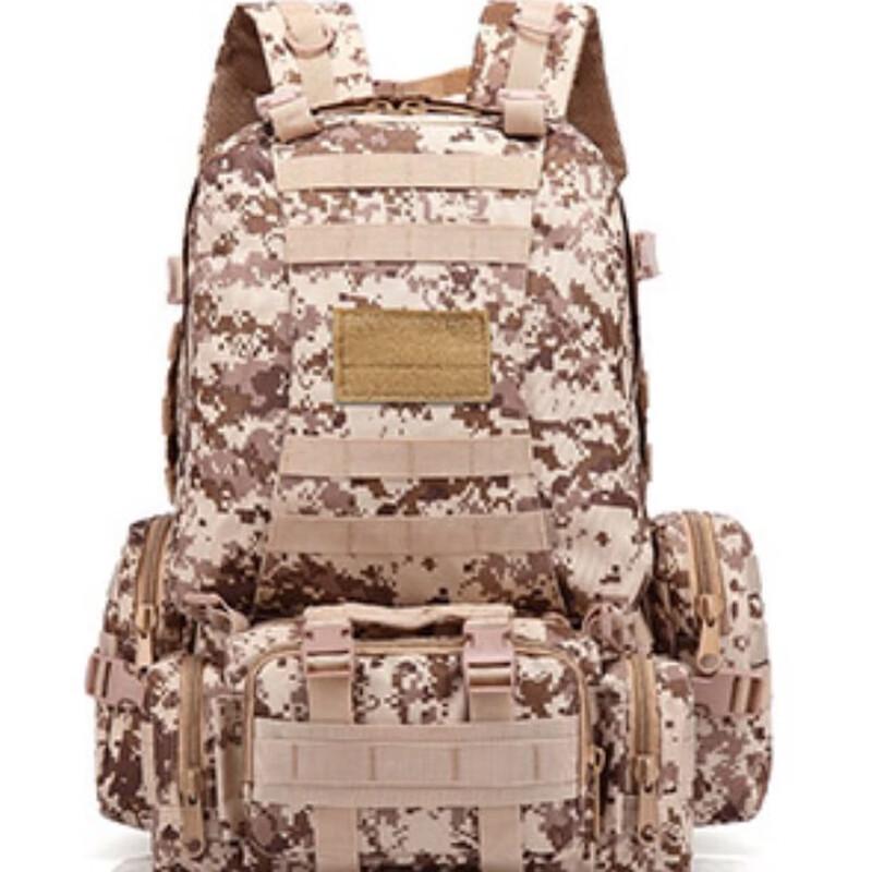 Ningzhao Waterproof Tactical Camouflage 53L Backpack