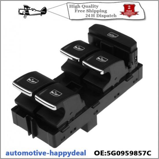 Window Master Switch 5G0959857B For VW Golf MK7 Passat B8 Seat Leon 2013-2018 UK