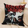 H-Hollywood U-Undead Band Cushion Cover Pillowcase Ultra Soft Skin Friendly Fabric Cloud Like Comfort & Concealed Zipper