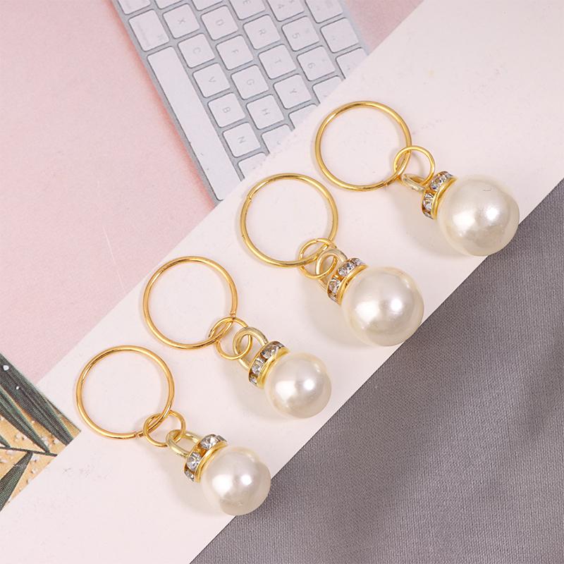 "Stylish Pearl Charms Stitch Markers for Knitting-Perfect Handmade Gift(10Pcs)