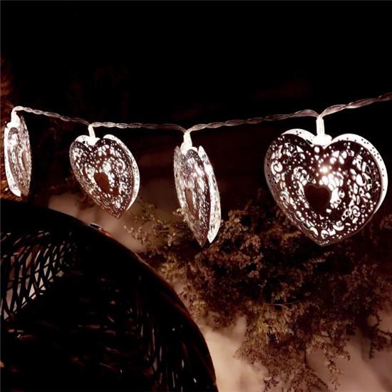 10 LED Heart Shape String Christmas Lighting For Christmas Decoration