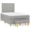 VidaXL Slat Bed Base with Mattress, Upholstered Bed, Double Bed, Adult Bedroom Interior Bed, Modern, 3270390
