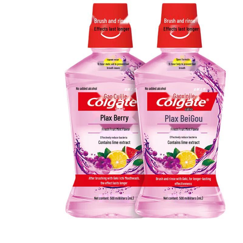 Colgate Fresh Fruit Antibacterial Mouthwash 2-Pack
