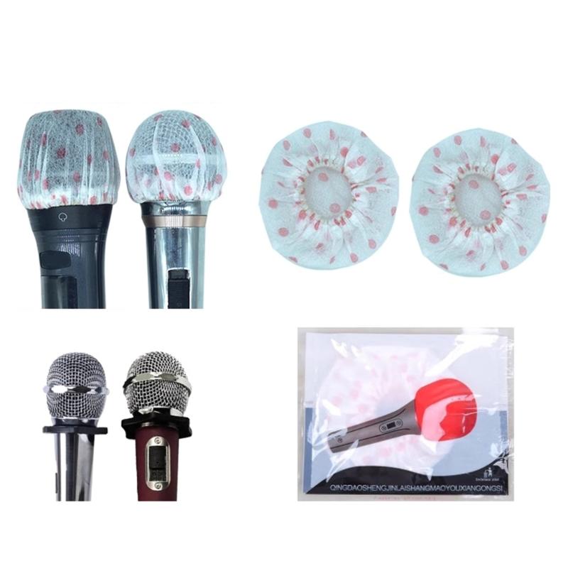 100Pcs/Pack Microphones Cover for Most Microphones Mic Windscreen Protector Caps for Home