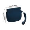 Silicone Coin Purse Keychain Small Silicone Pouch Wired Earbud Case 10X8Cm/3.94X3.15 Inches Coin Holder Pouch Silicone Storage