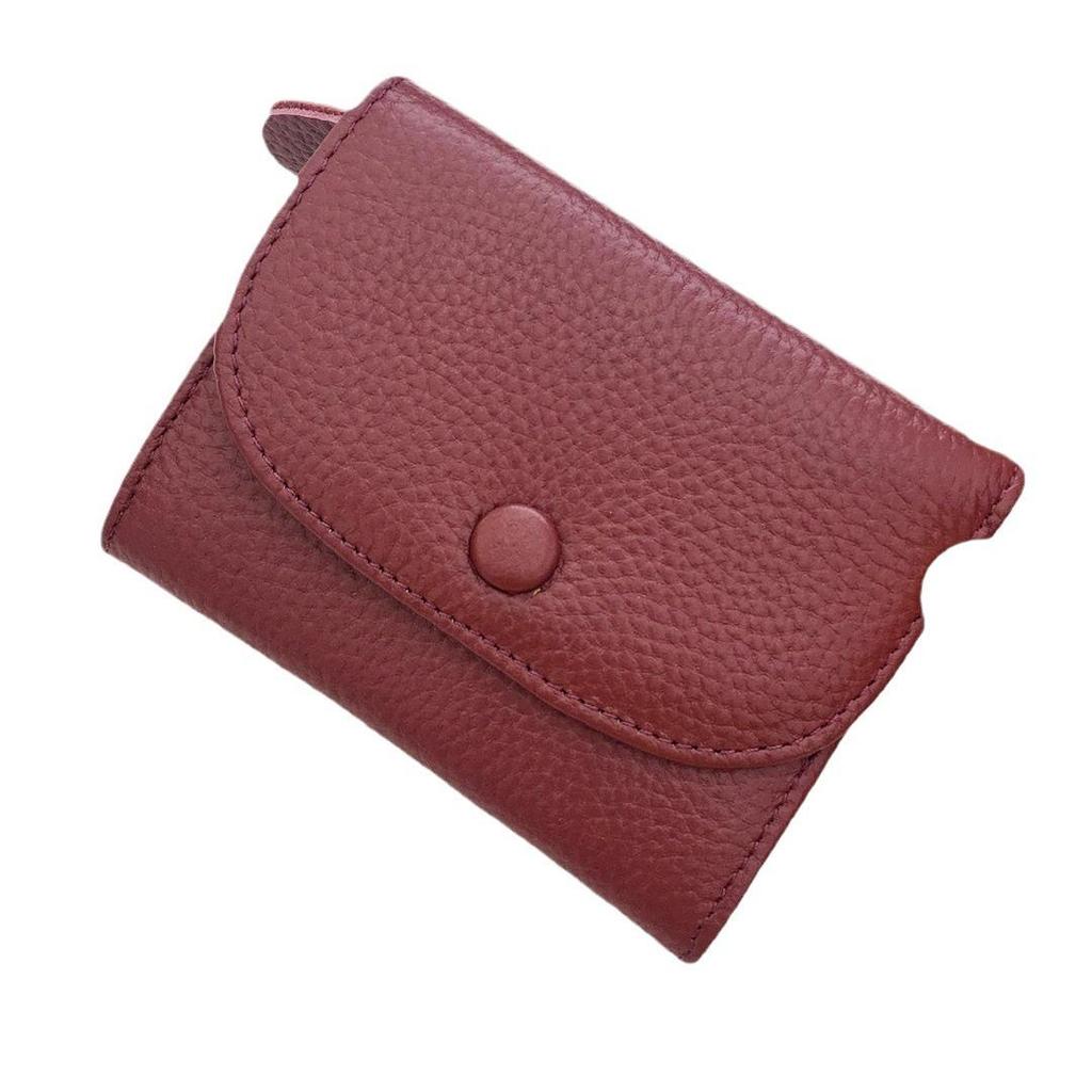 European and American Genuine Leather Coin Purse and Card Holder - Creative Multifunctional Design