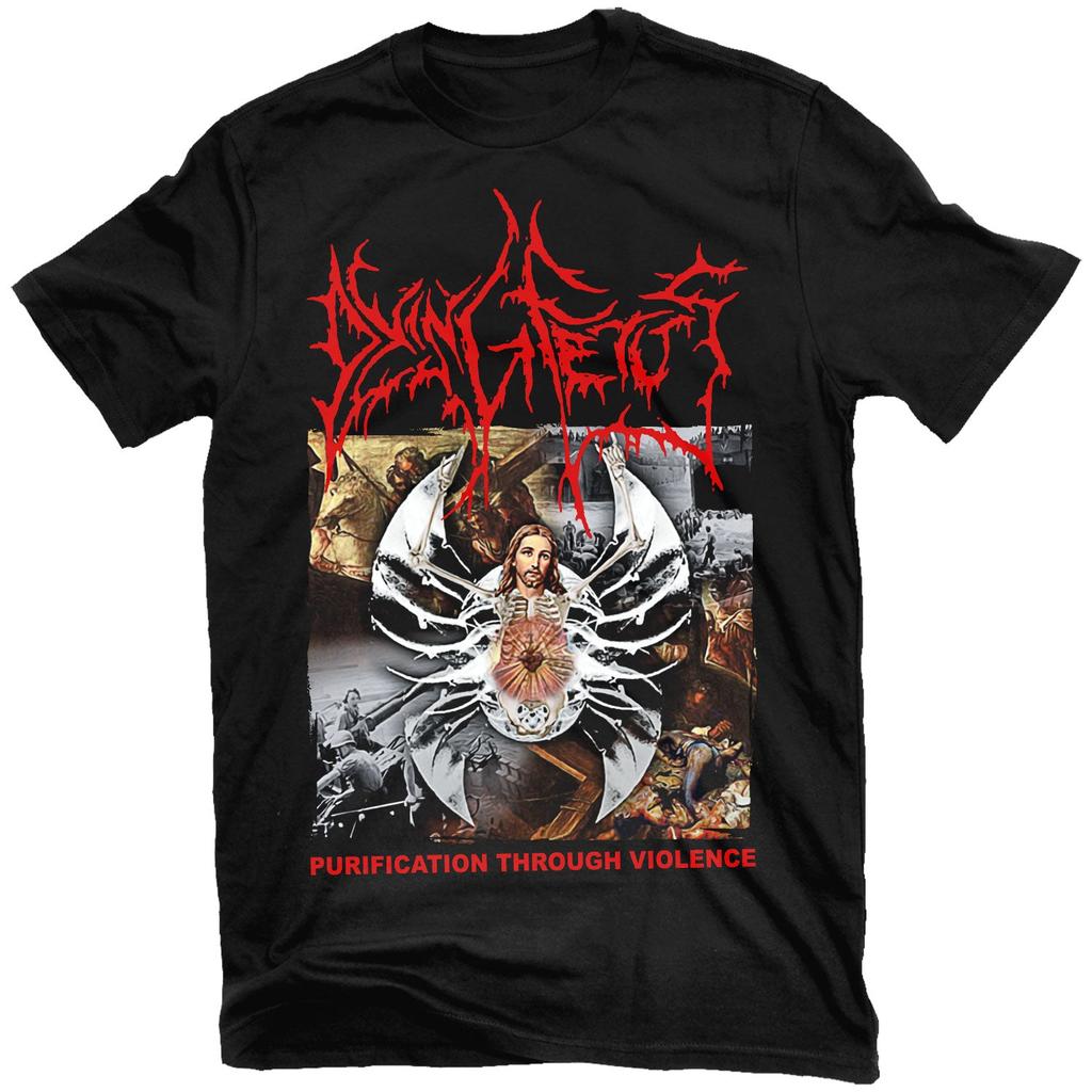 Dying Fetus Descend Into Depravity Rock Band Summer Casual TShirt Unisexs and Womens Luxury Brand Top