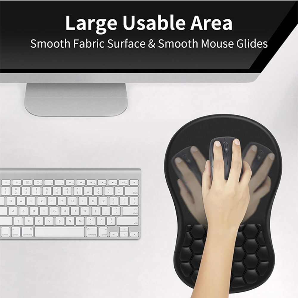 Pain Relief Wrist Support Mousepad High Elastic Wrist Rest Ergonomic Mouse Pad  Computer Work
