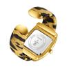 YaLaLuSi Marke Retro Damen-Quarz-Uhr Leopardenarmband Stilvoll und Wild Kostenloses Wischtuch Geschenkbox
